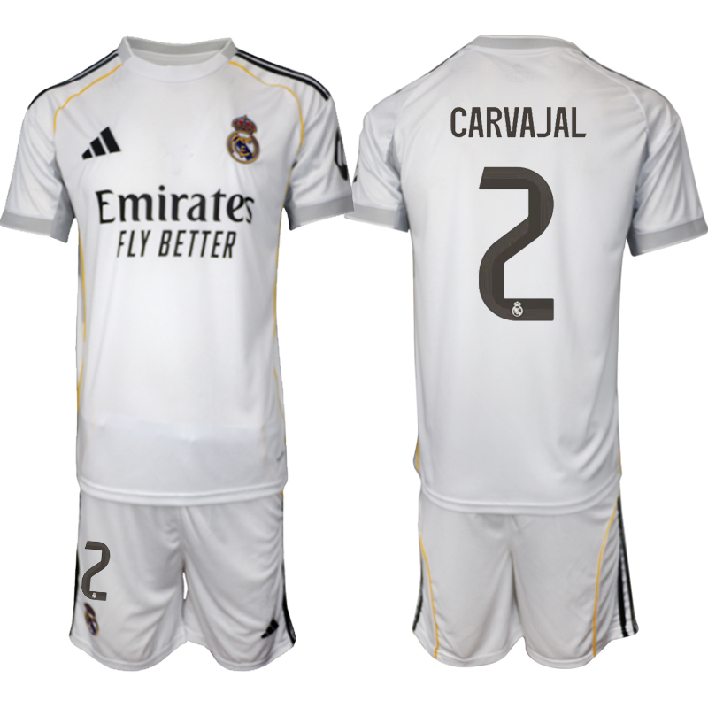 Men 2025-2026 Club Real Madrid home white 2 Soccer Jersey 01